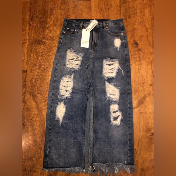 Dance & Marcel jean skirt - Picture 1 of 2